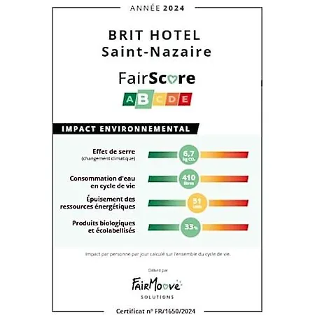 Hotel Brit Saint-nazaire Centre Saint-Nazaire (Loire-Atlantique)